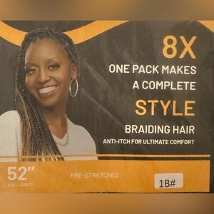 8X Braiding Hair 52" Pre-Stretched